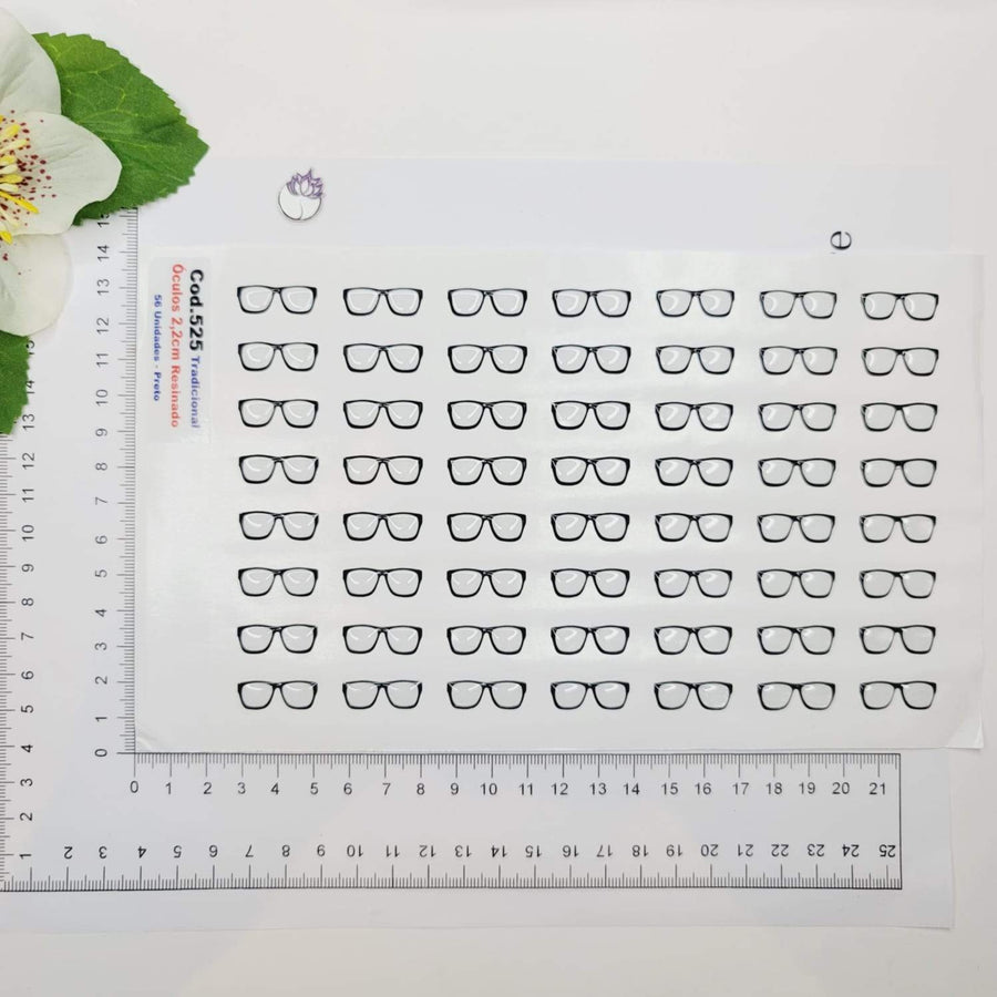 Adhesive Resin Eye Glasses for Clays MNC 525 2.2cm 56Units