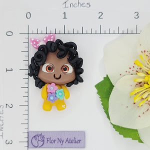 Baby Deja #049 Clay Doll for Bow-Center, Jewelry Charms, Accessories, and More