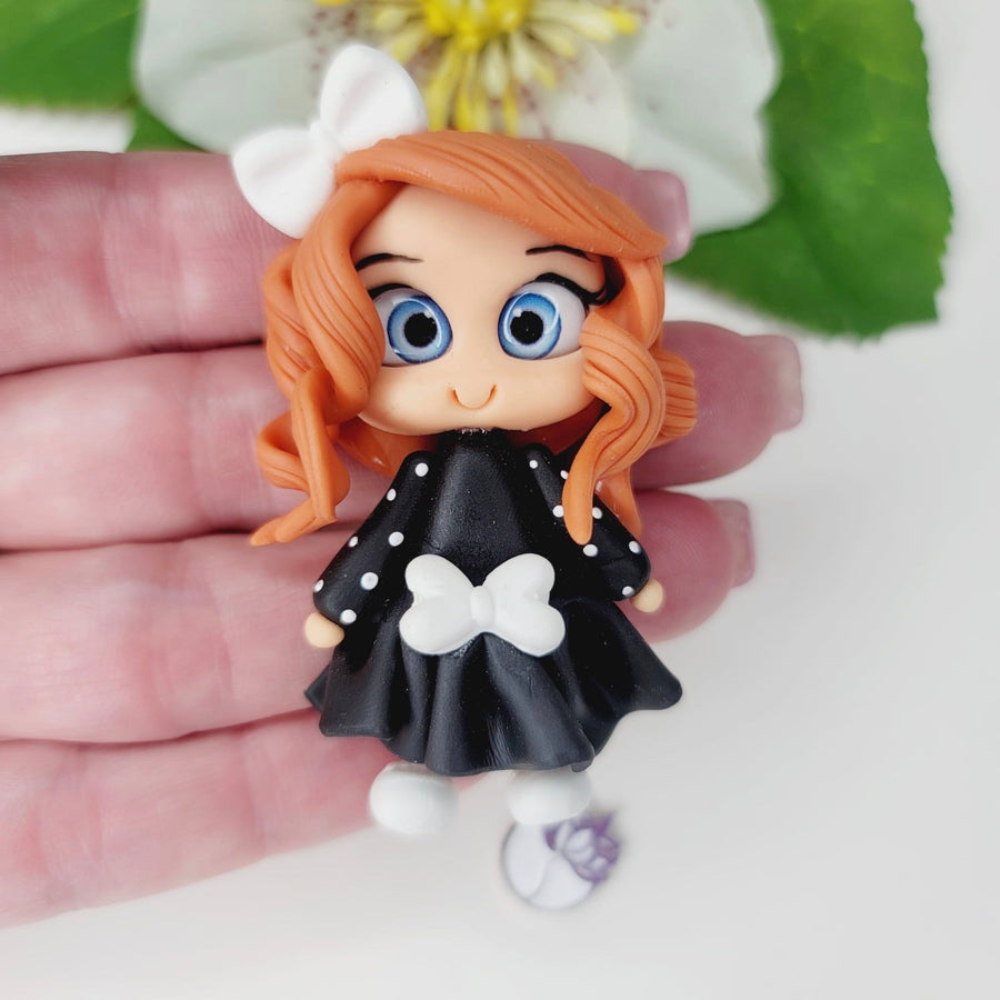 297 Kennedy Clay Doll for Bow-Center, Jewelry Charms, Accessories, and More