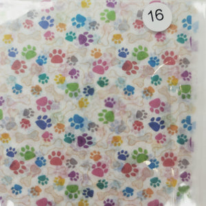 Decoupage Tissue for Clays and DIY Projects #12 Approx. 18cmx18cm