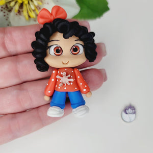 017 Amara Clay Doll for Bow-Center, Jewelry Charms, Accessories, and More