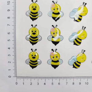 Adhesive Resin Cute Bee (M) MNC 28mm (H) 28 units