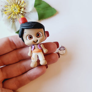 Aladin #007 Clay Doll for Bow-Center, Jewelry Charms, Accessories, and More