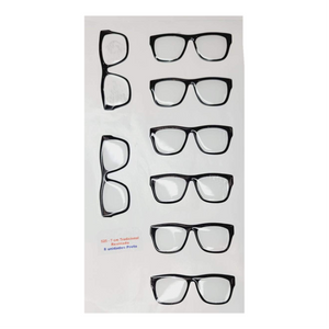 Adhesive Resin Eye Glasses for Clays MNC 525 7cm 8Units