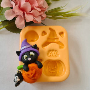 MD #35 Trick or treat silicone mold