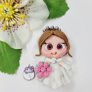 145 Deva Clay Doll for Bow-Center, Jewelry Charms, Accessories, and More