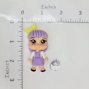 285 Julia Clay Doll for Bow-Center, Jewelry Charms, Accessories, and More
