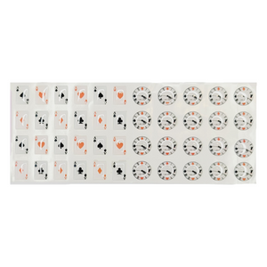Stickers for Clays Multicolor STY Alice 44 Units