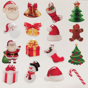 Xmas Adhesive Resin MNC 1,5 cm (H) 25 units