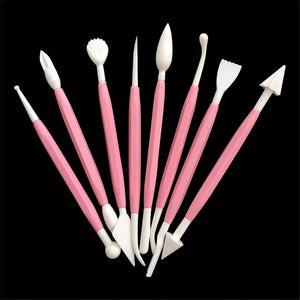 Plastic Clay Sculpting Set Tool kit (8 pcs)