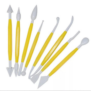 Plastic Clay Sculpting Set Tool kit (8 pcs)