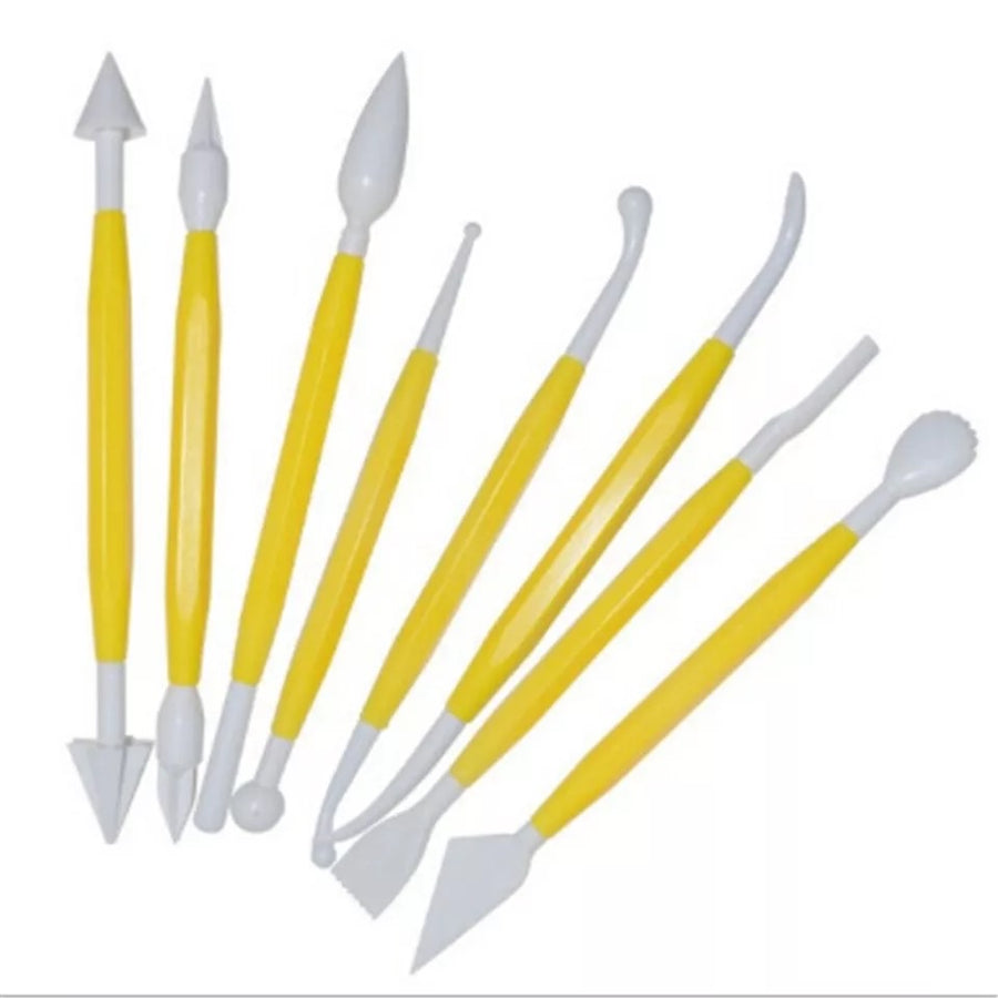 Plastic Clay Sculpting Set Tool kit (8 pcs)