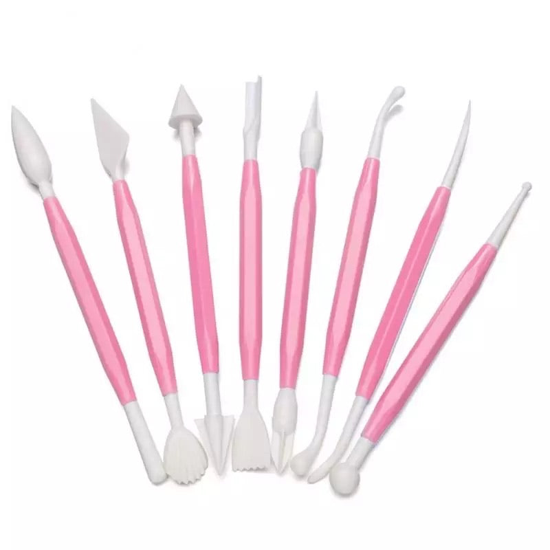 Plastic Clay Sculpting Set Tool kit (8 pcs)