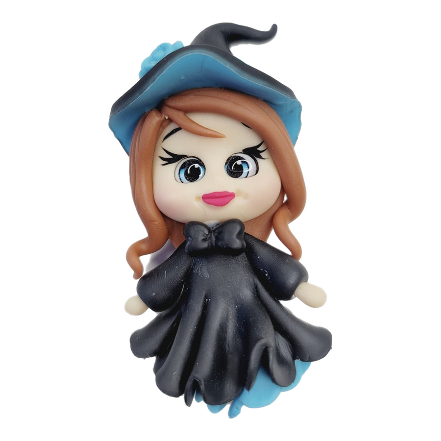 578 Witch Alora Clay Doll for Bow-Center, Jewelry Charms, Accessories, and More