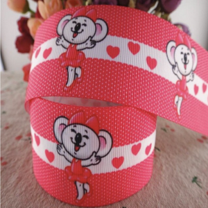 Little Mouse Grosgrain Ribbon - 1 1/2" (38mm) - 5 yards