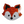 Load image into Gallery viewer, Fox Face Double Acrylic Apliques
