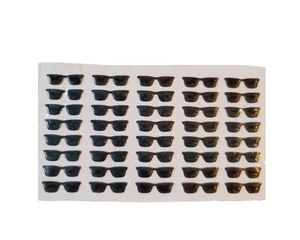 Adhesive Resin Sunglasses for Clays ADD 2.5 cm 40 Units