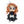 Load image into Gallery viewer, 297 Kennedy Clay Doll for Bow-Center, Jewelry Charms, Accessories, and More
